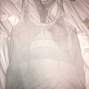 white lululemon swiftly tech tank
